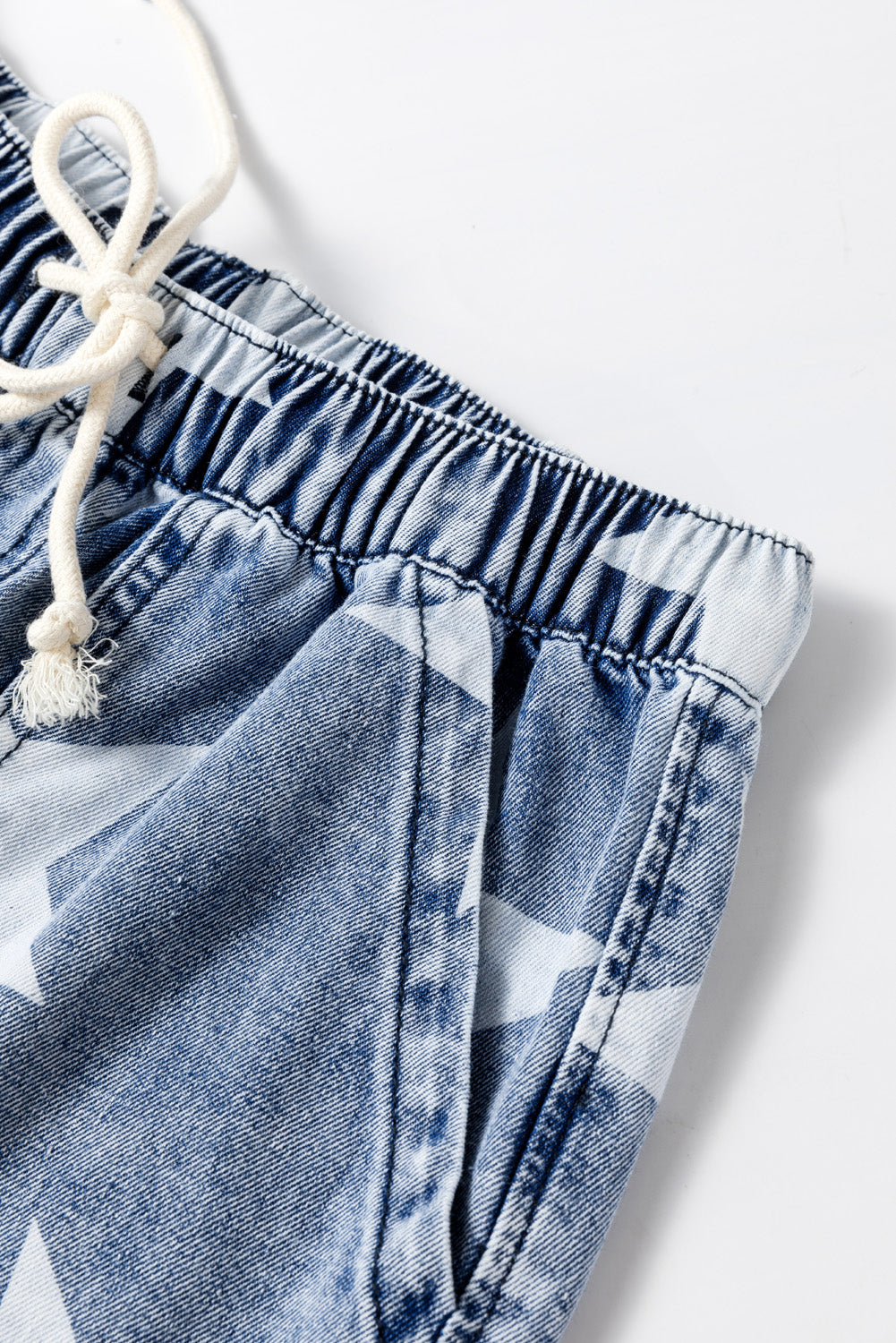 Parker & Jo™ Star Drawstring Wide Leg Jeans