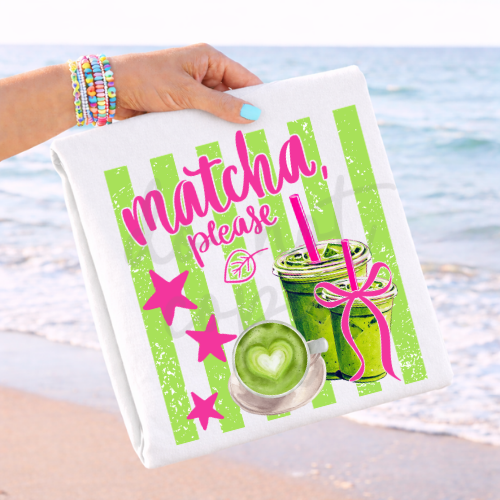 Parker & Jo™ Original Design | Matcha, please graphic tee