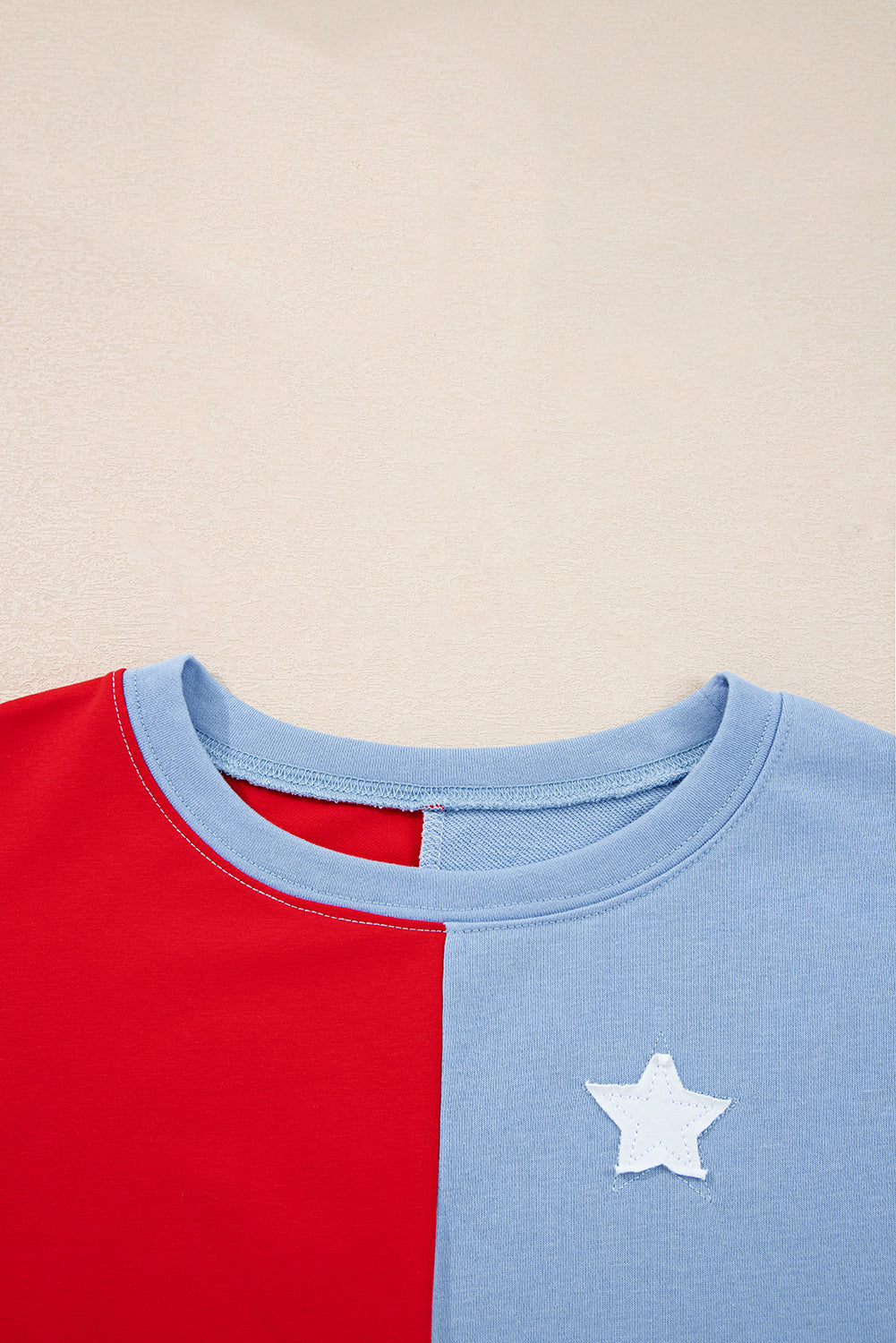 Parker & Jo™ Vintage American Flag Oversized Pullover