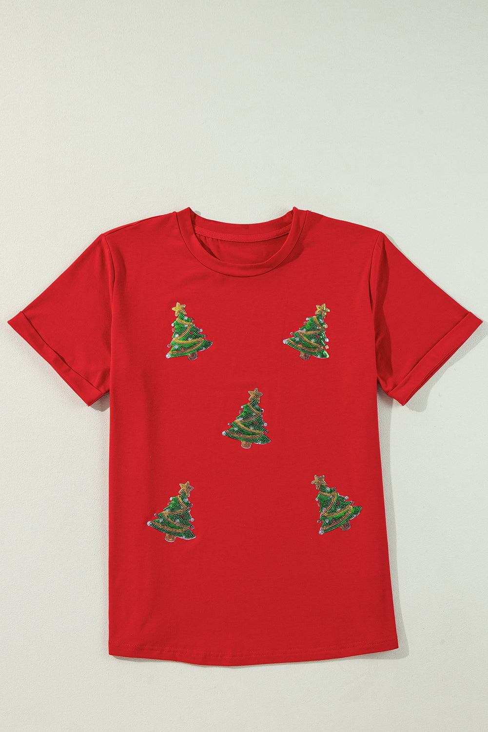 Parker & Jo™ Red Sequin Christmas Tree Tee
