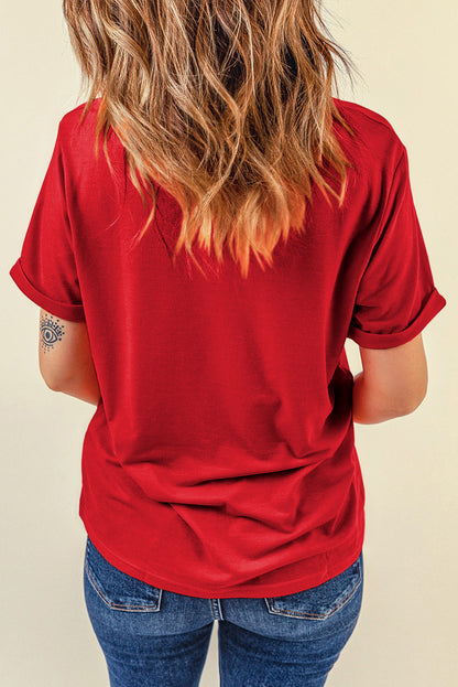 Parker & Jo™ Red Sequin Christmas Tree Tee
