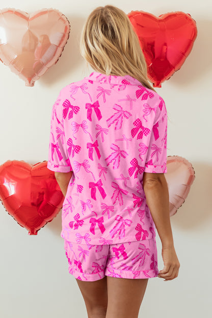 Parker & Jo™ Pink Bow Sleepwear Set