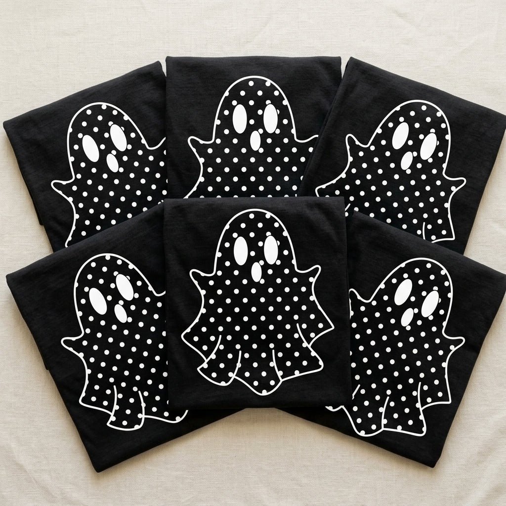 Polka Dotted Ghost Graphic Tee | Parker & Jo™