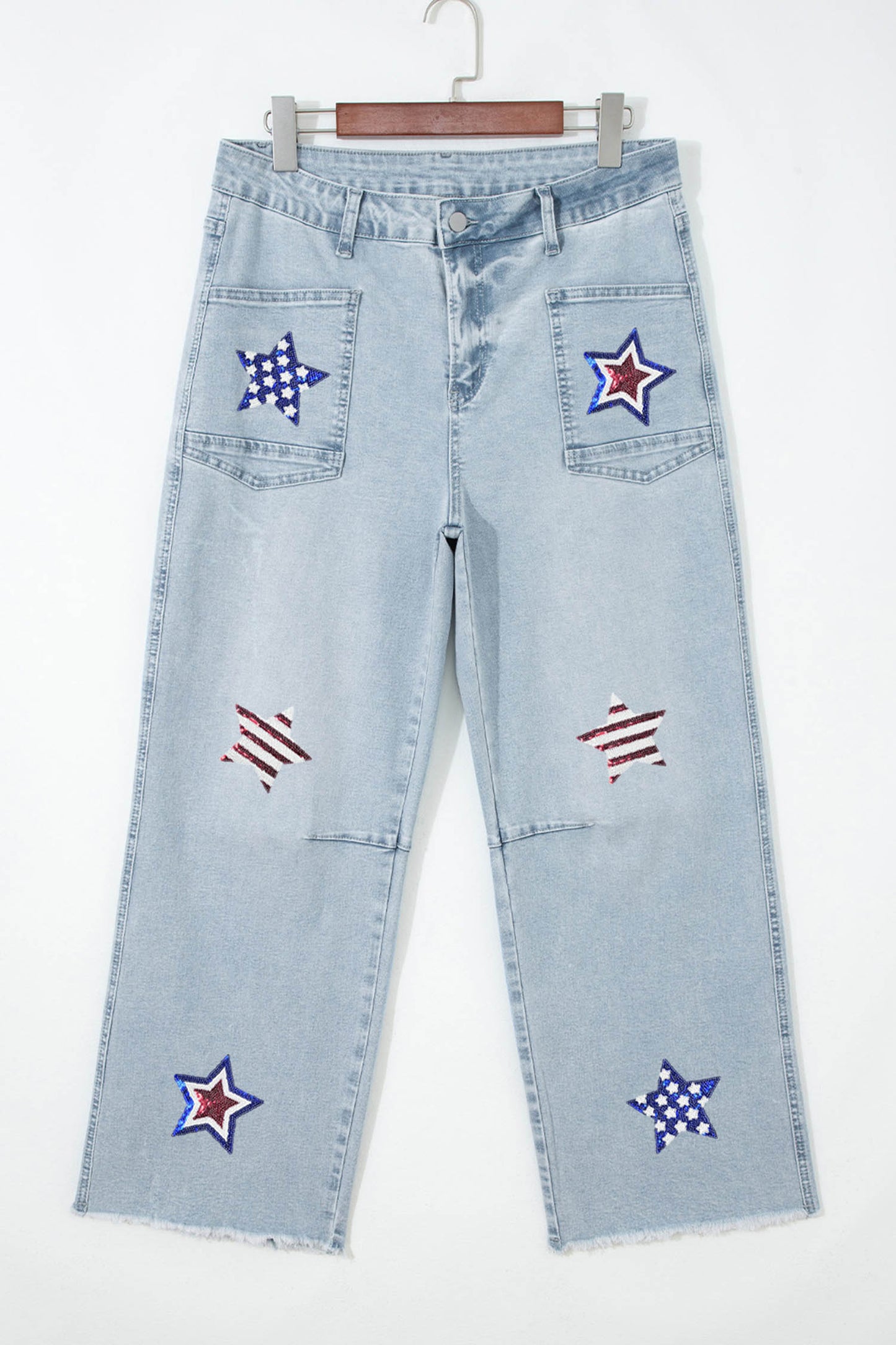 Parker & Jo™ Patriotic Sequin Star Jeans