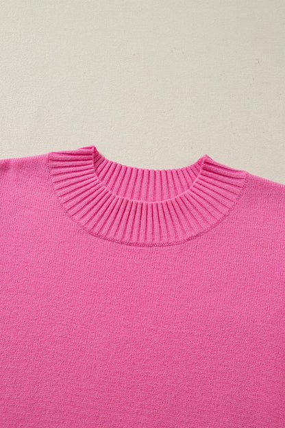 Parker & Jo™ Pink Ruffle Short Sleeve Sweater