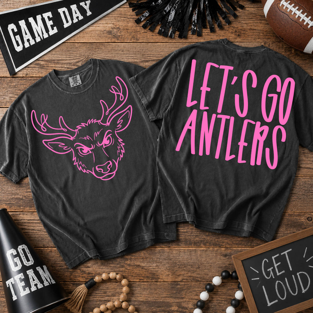 Parker & Jo™ Original Design | Pink Out Mascot Comfort Colors Pepper Tee Shirt