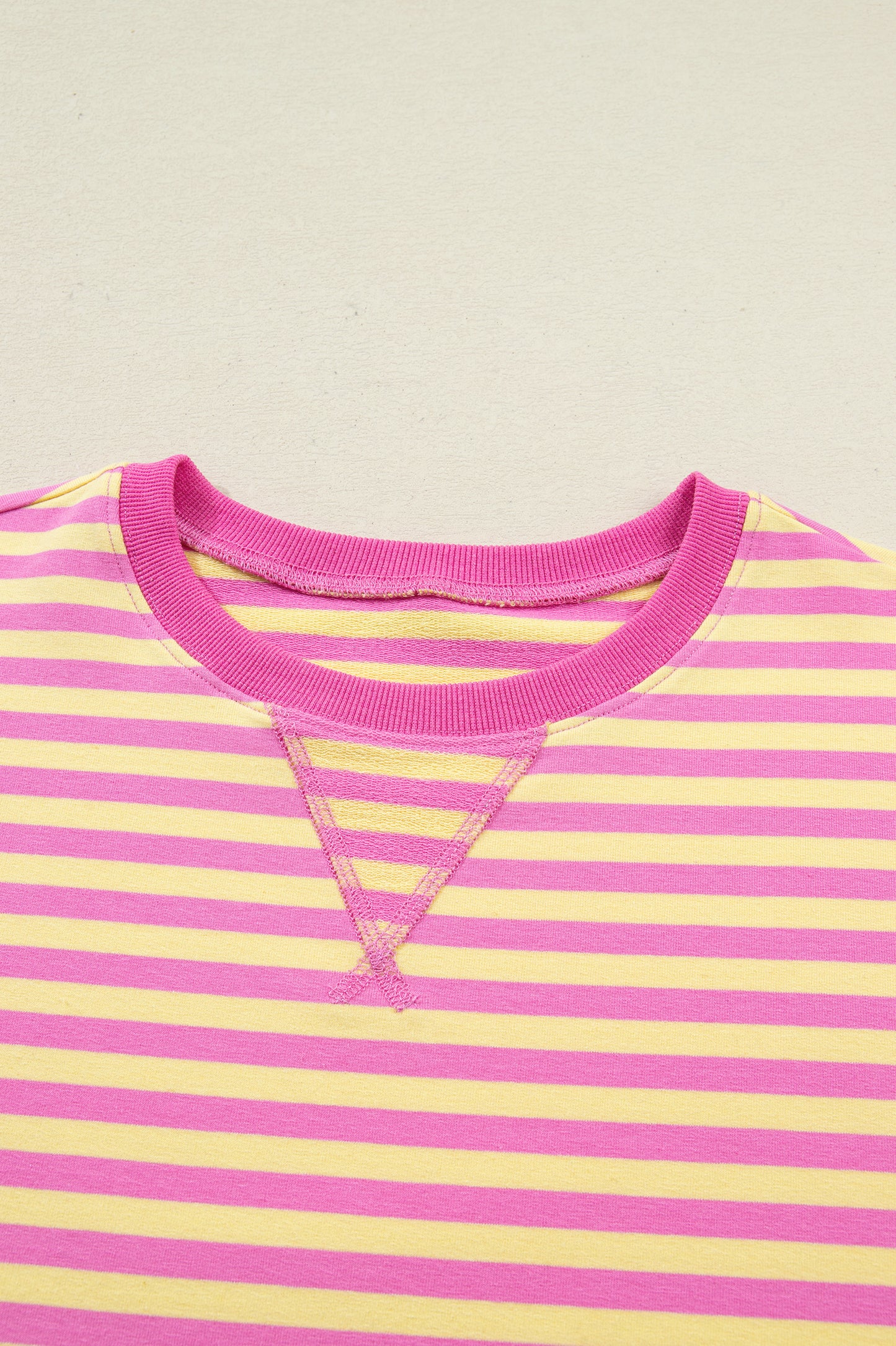 Parker & Jo™ Pink and Orange Striped Terry Short Set