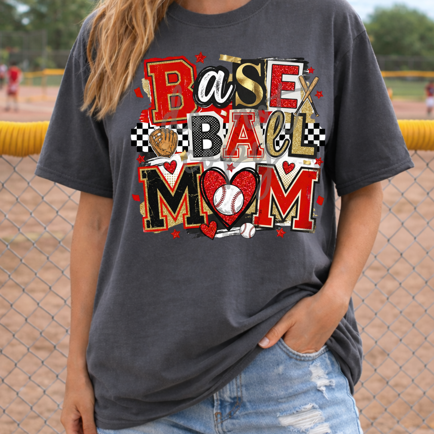 Parker & Jo™ Original Design | Baseball Mom Graphic Tee