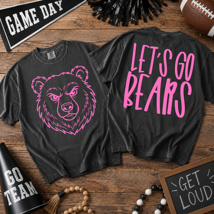 Parker & Jo™ Original Design | Pink Out Mascot Comfort Colors Pepper Tee Shirt