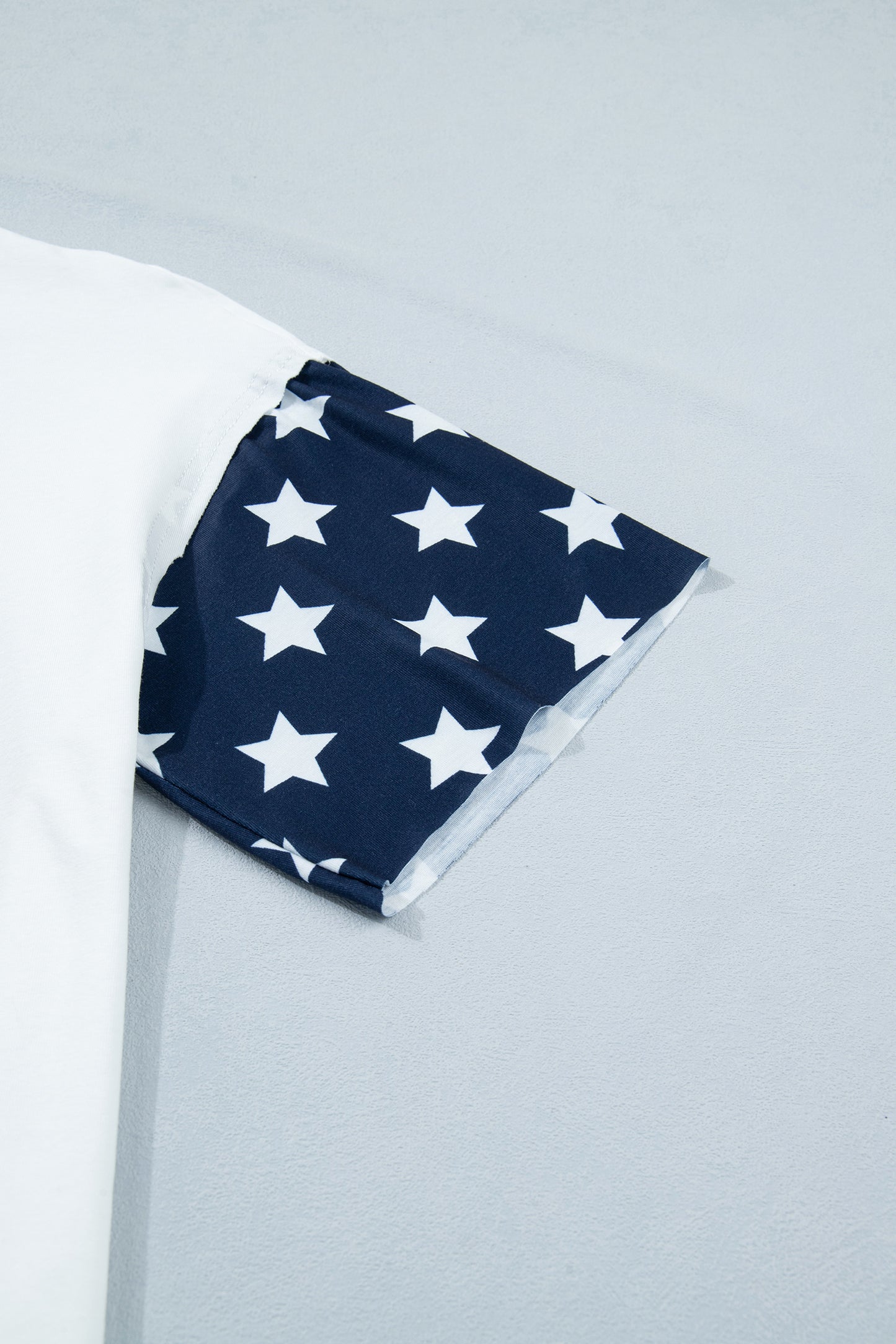 Parker & Jo™ USA American Flag Patchwork Casual Tee