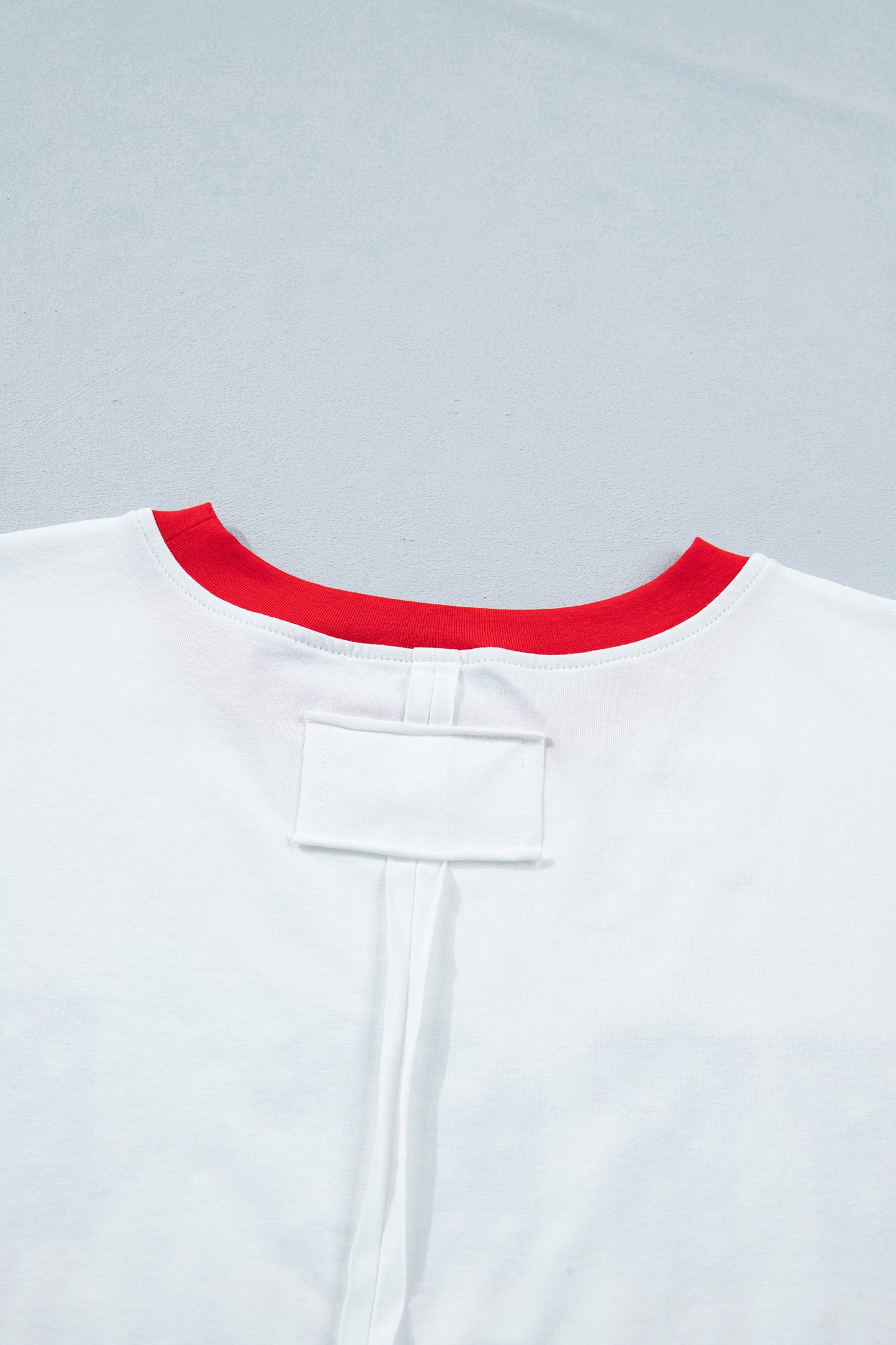 Parker & Jo™ USA American Flag Patchwork Casual Tee