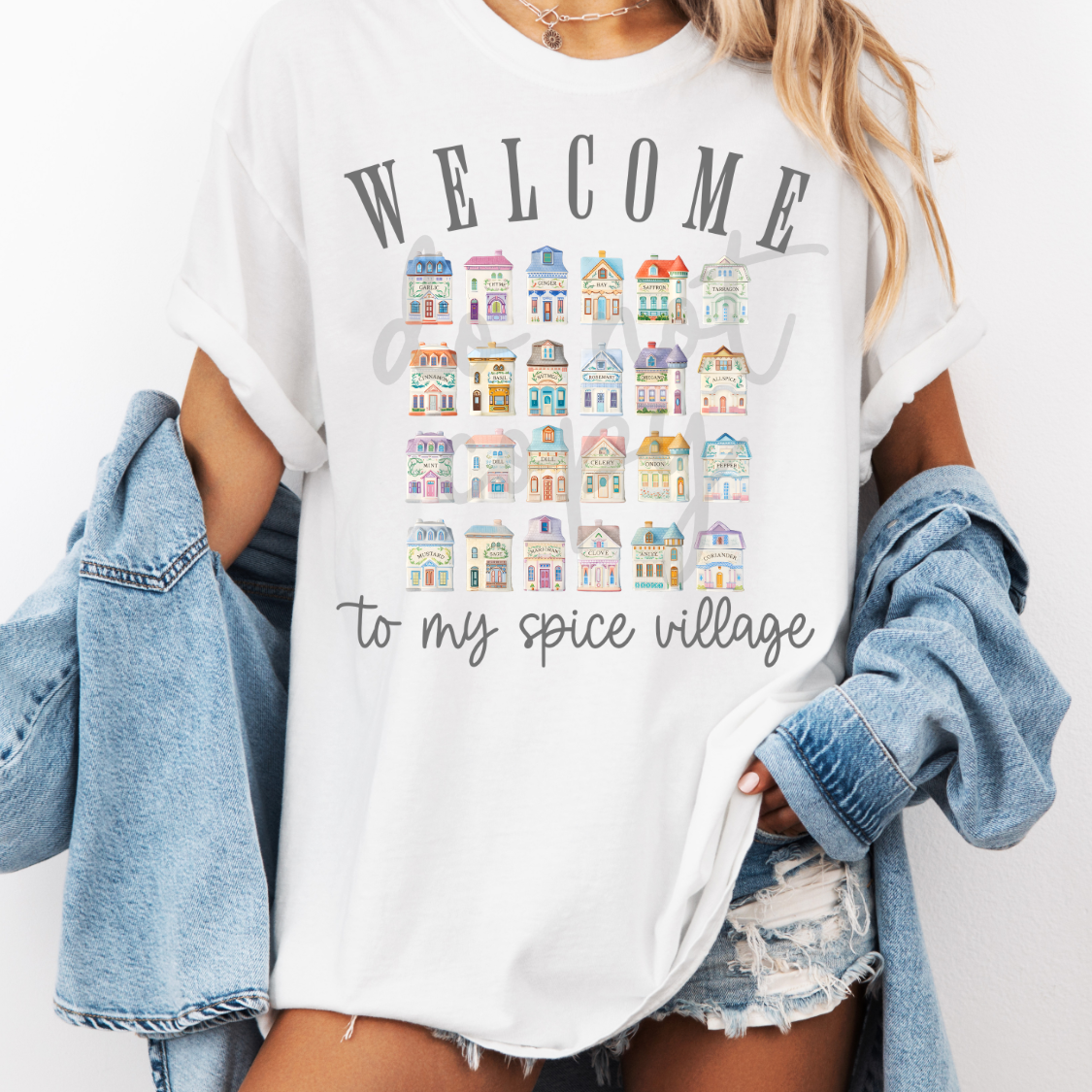 Parker & Jo™ Original Design | Welcome To my Spice Village Graphic Tee